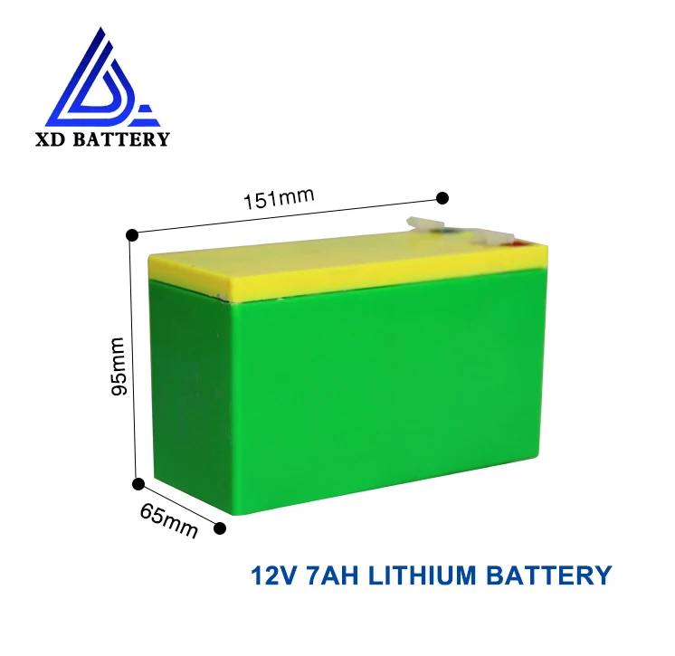 Deep Cycle Safety Sealed maintenance free LiFePO4 battery 12v 7ah with built in BMS