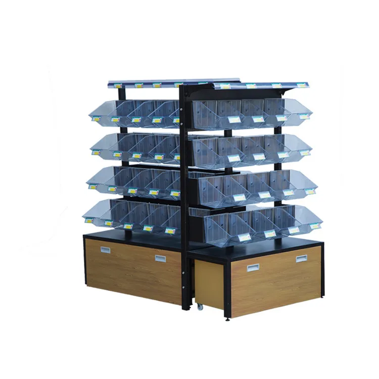 Snack Fixture Supermarket Retail Store Snack Candy Display Rack Acrylic Shelf Candy ...
