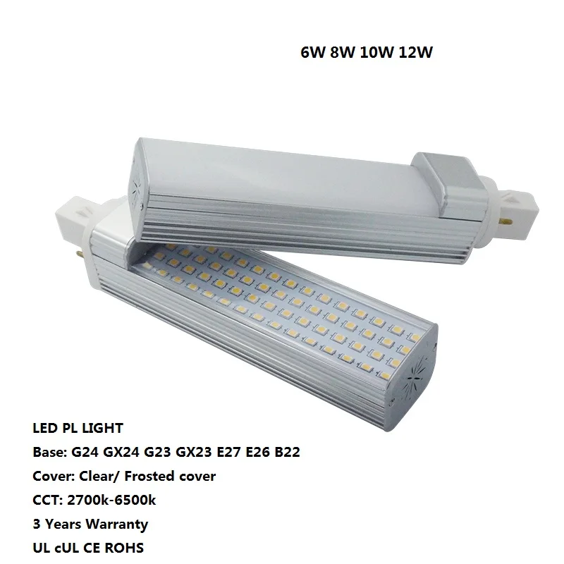 LED ATOMANT Glühbirne PL G24 – 7 W, 700 Lumen, Kaltweiß (6500 K), Ersetzt 26 W Gaslampe, IP44, 30.000 H Lebensdauer