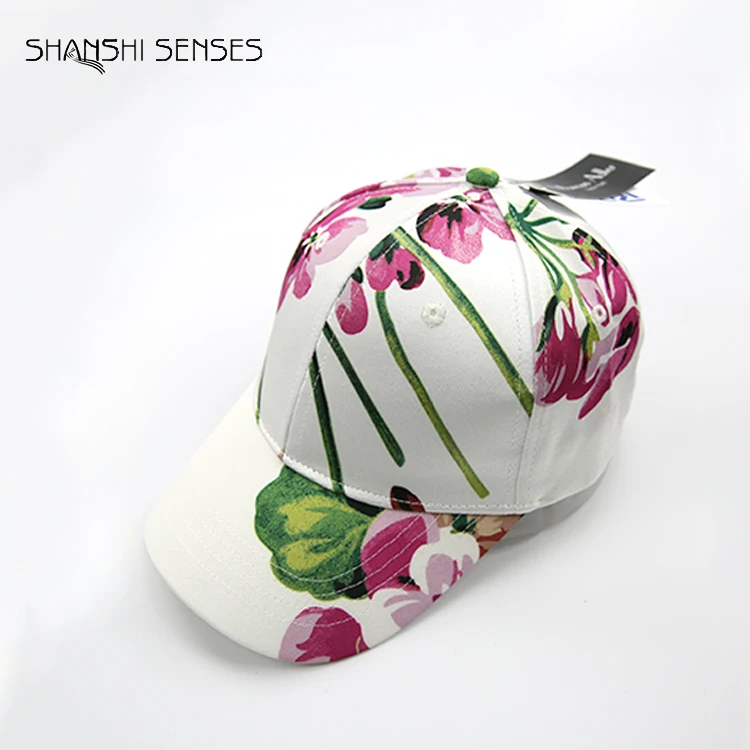 Необычный дизайн с цветочным принтом атласные многоцветные бейсболки из полиэстера винтажные женские спортивные кепки для папы