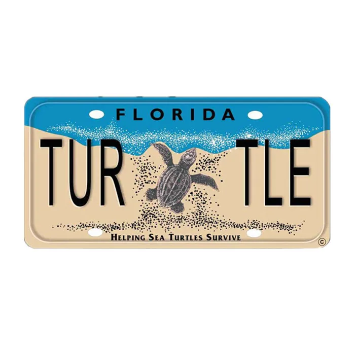 Пользовательский тисненый с Иисусом Печатный Алюминиевый номерной знак без рисунка