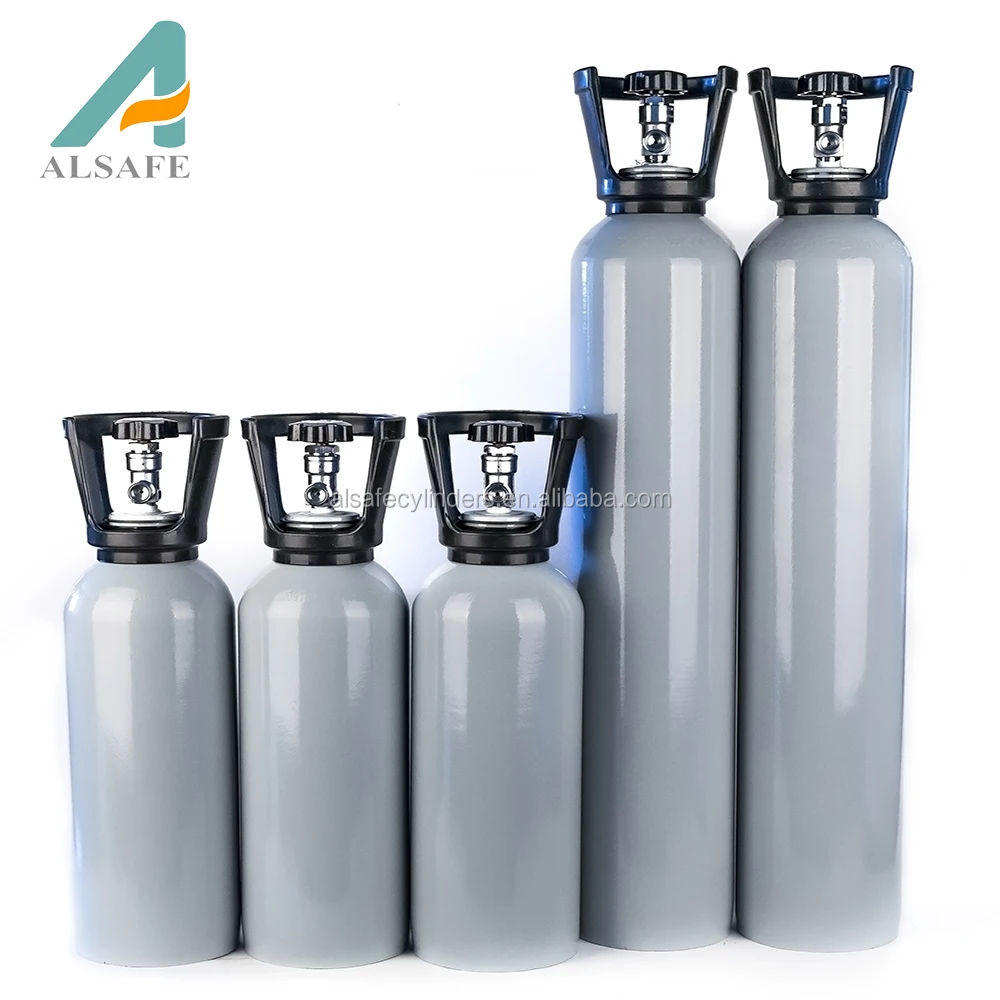ALSAFE High Pressure Small Aluminum Nitrogen Gas Cylinder for Sale
