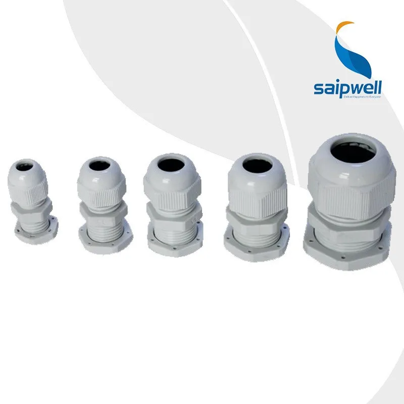 Tomada de fábrica Saipwell cabo de nylon de alta qualidade aperto prensa-cabo à prova d'água (Série PG, Série M)