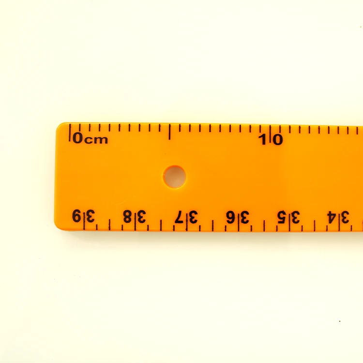 1 Meter Ruler Teaching Plastic Blackboard and Whiteboard Yellow Ruler