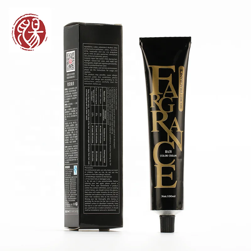 Оптовая продажа, китайская неаллергическая натуральная цветная краска для волос, крем, профессиональная Постоянная Краска для волос