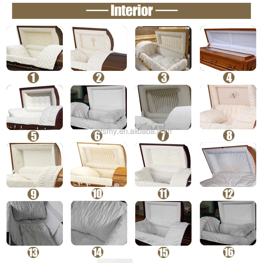 Professional Funeral Supply Cremation Colors of Casket Coffin