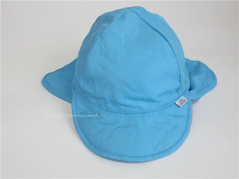 OEM Hats Factory Custom 5 Panel Earflap Hat Cap Baby Sun Hat Soft Baseball Cap Without Top Button
