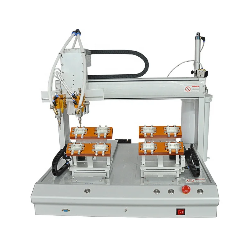 PCB Benchtop Automatic Epoxy Glue Dispenser / AB Dispensing Robot Machine
