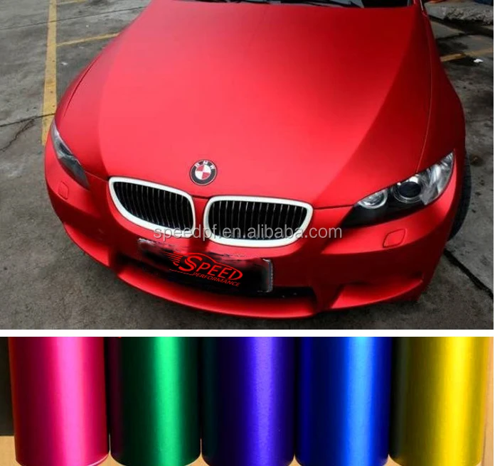 65FT x 5FT Red Flexible Chrome Vinyl Film for Car Wrapping Color Change  Foil US