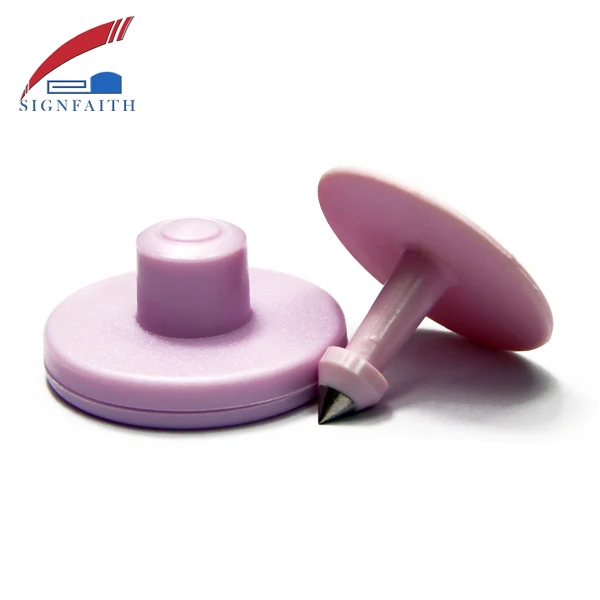 
 Индивидуальная электронная NFC-метка для ушей в виде козы, овцы, свиньи, коровы  