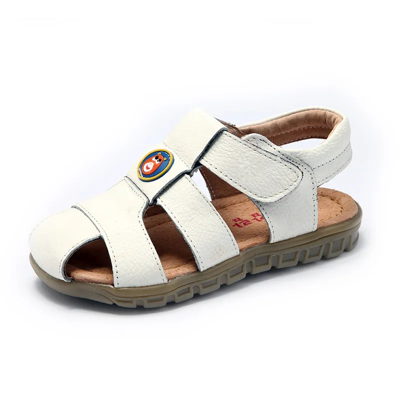 Children Sandal 2016 Cowhide leather soft bottom shoes