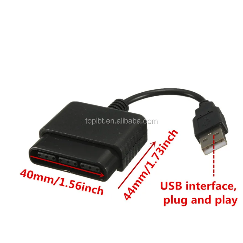 High Quality USB Adapter Converter Cable for Gaming Controller for PS2 to for PS3 PC Video 2021 New Game Accessories