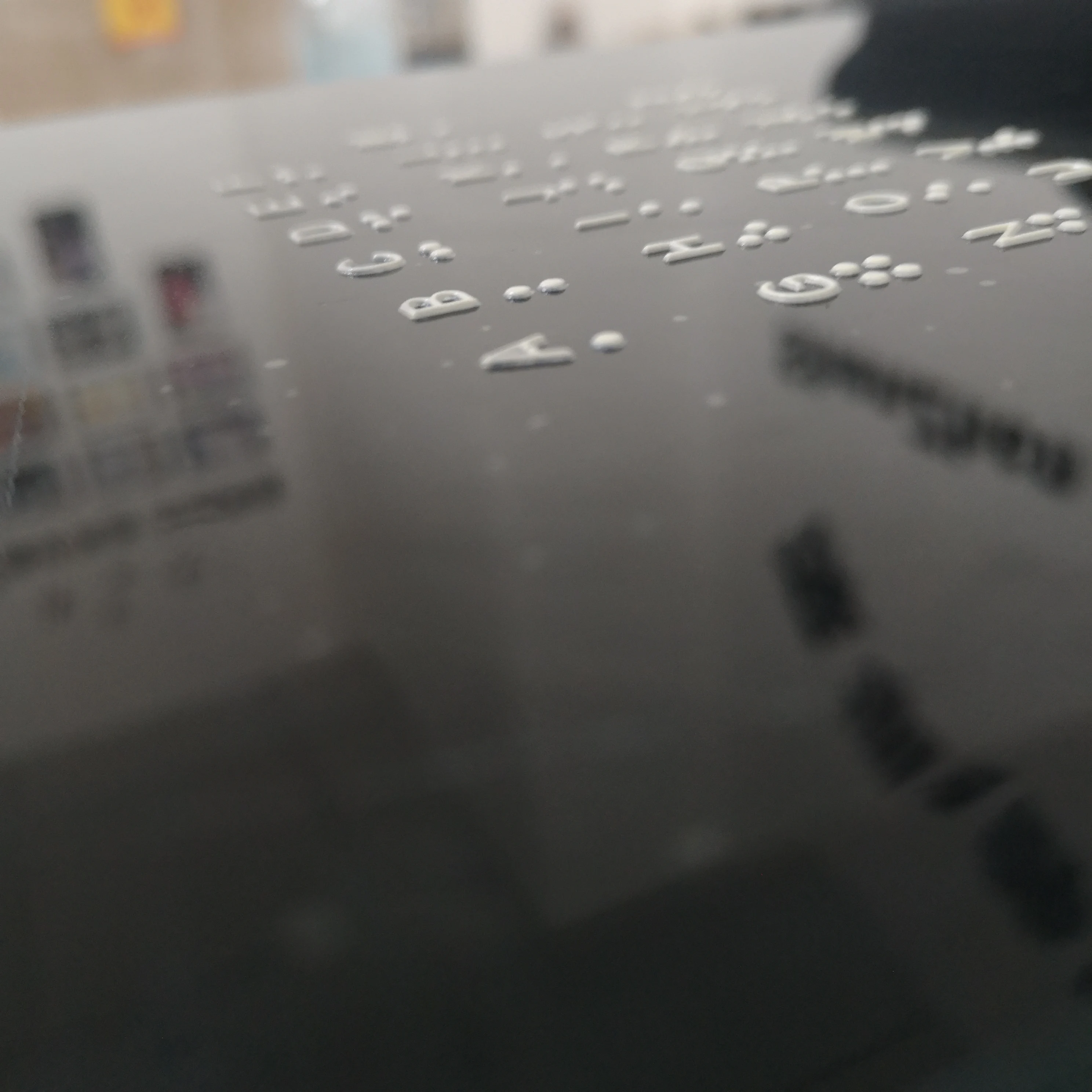 AMJ L800 Embossed Effect for Metal Glass Acrylic Wood Signs Braille Printing Machine Uv Printer