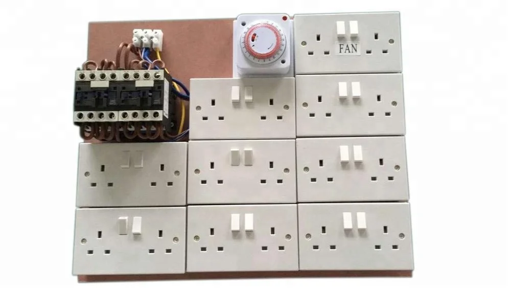Home Garden 14/18 Way Contactor Board Grow Light Timer Controller Relay UK