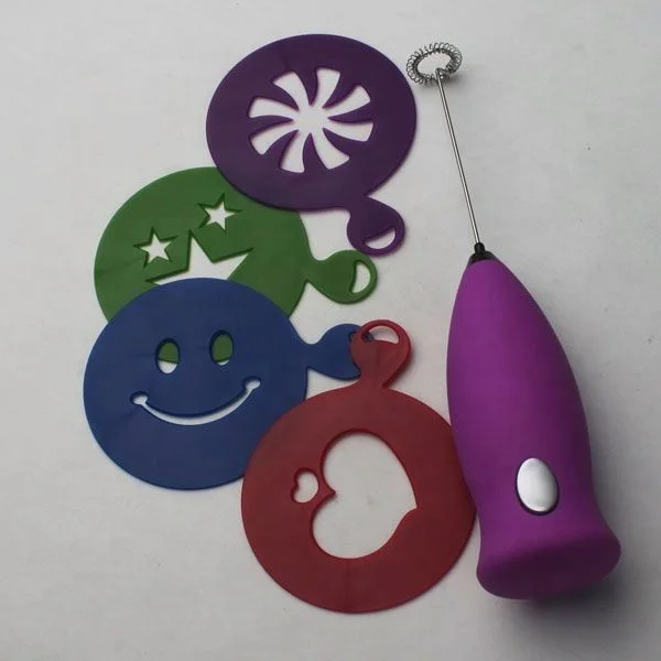 
Автоматическая ручная электрическая молочная фритюрница с трафаретом для кофе 