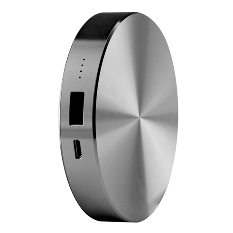 Mini Round Power Bank Aluminium Metal Powerbank 6000mAh Battery Banks