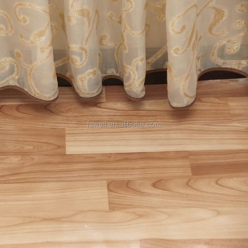  Rollos de suelo de PVC de grano de madera marrón PVC grosor del  piso 0.079 in, rollos de piso de PVC para interiores que son fáciles de  pegar y pelar, revestimiento