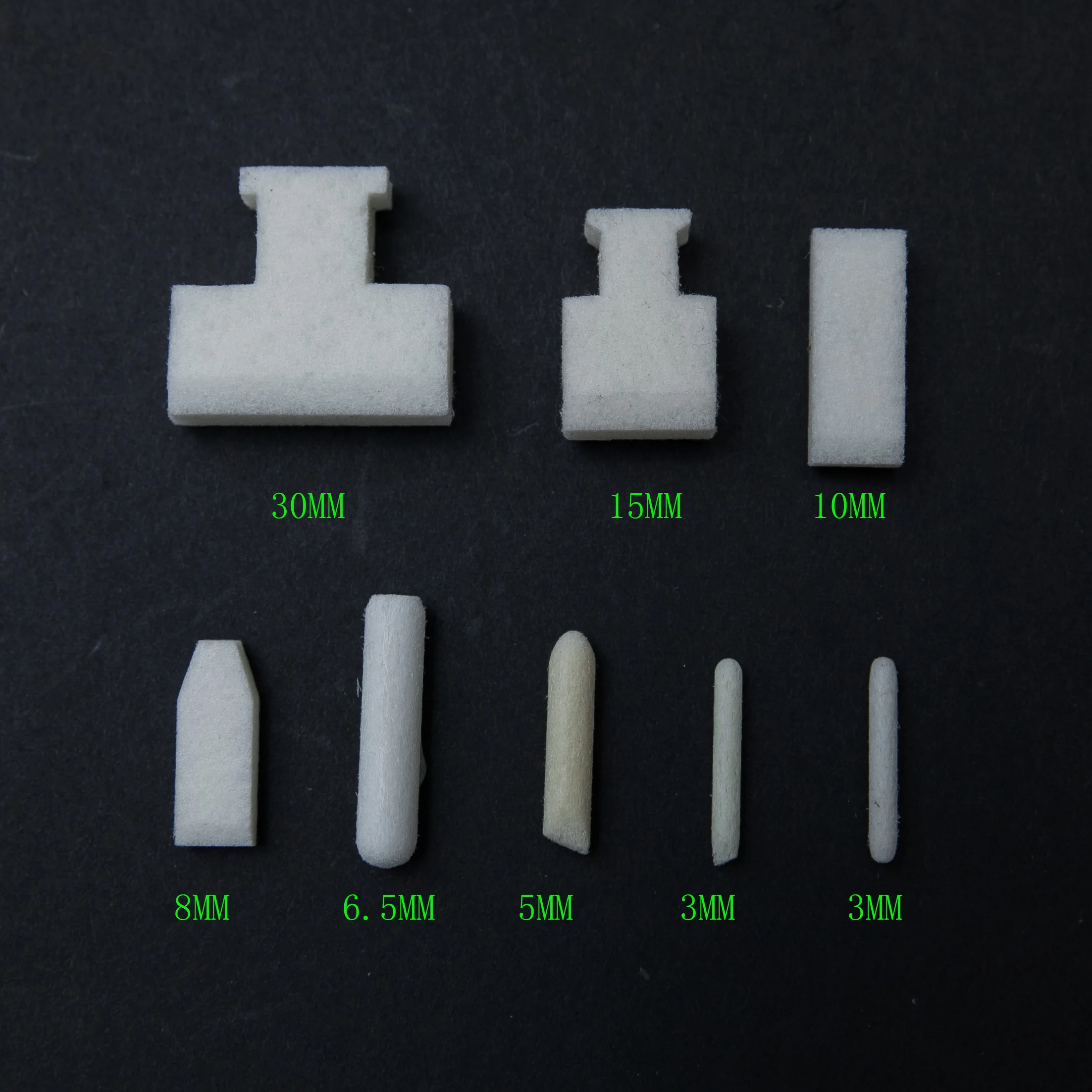 Chisel and Round Polyester and Fibre Tip Parallel Felt Nib Chisel Pen Point for Empty Marker Pen  and Liquid Chalk Marker