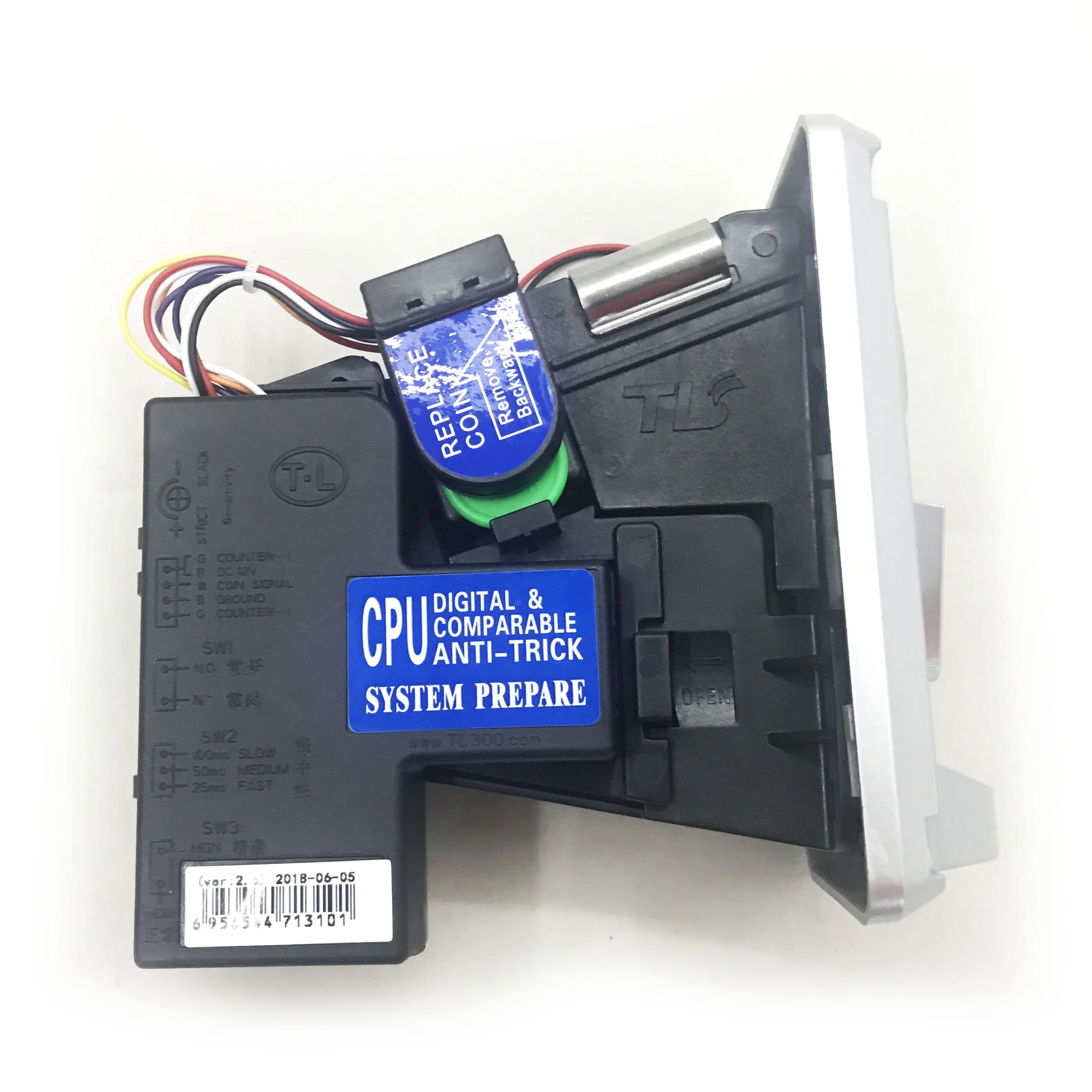 코인 지폐 수납기 Cctalk 코인 수납기 TW-131 CPU 호환 코인 수납기