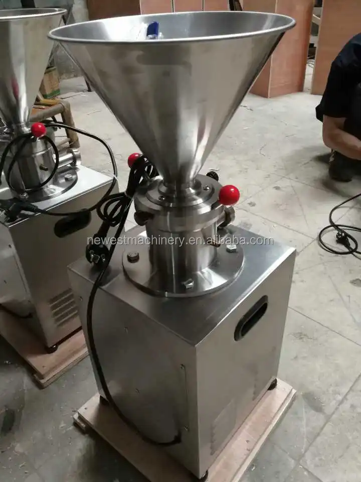 304 Stainless Steel Automatic Nuts Paste Making Machine Colloid Mill