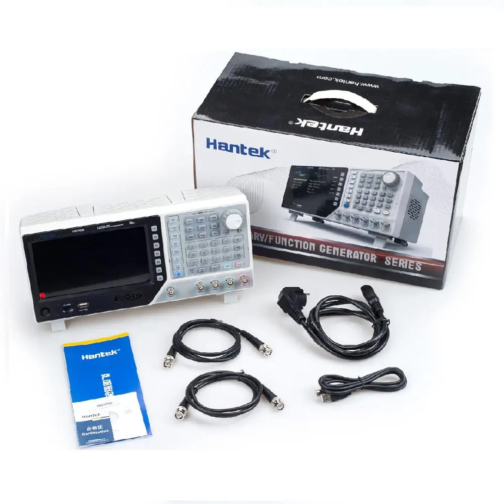 Hantek HDG2062B Benchtop Generator Signal With 2 Channels DDS Function Arbitrary Waveform USB LCD Digital Function Generator