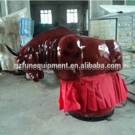 Factory Price Popular Inflatable Mechanical Animal Ride Mechanical Bull Ride Inflatable Mat Rodeo for Sale