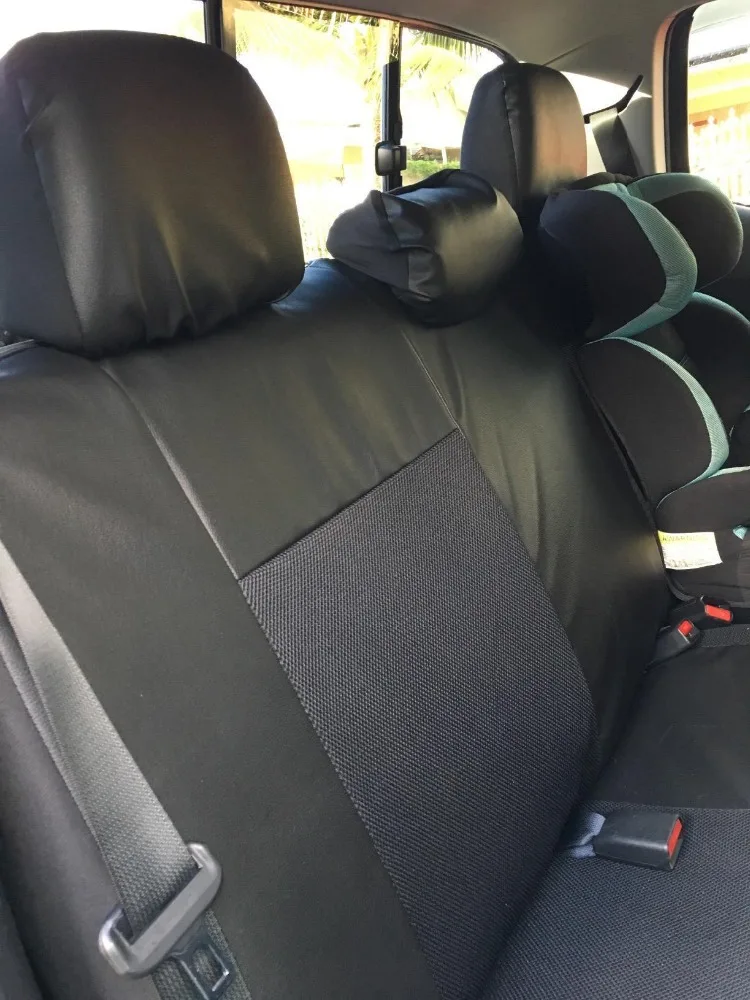 Universal Mesh Fabric PVC PU Pure Half Leather Car Seat Cover