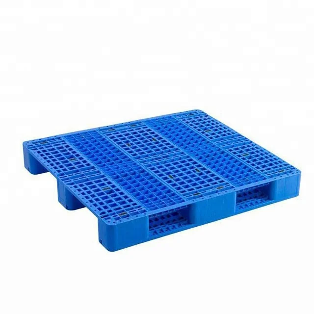 heavy duty single faced plastic pallets with metal reinforcement