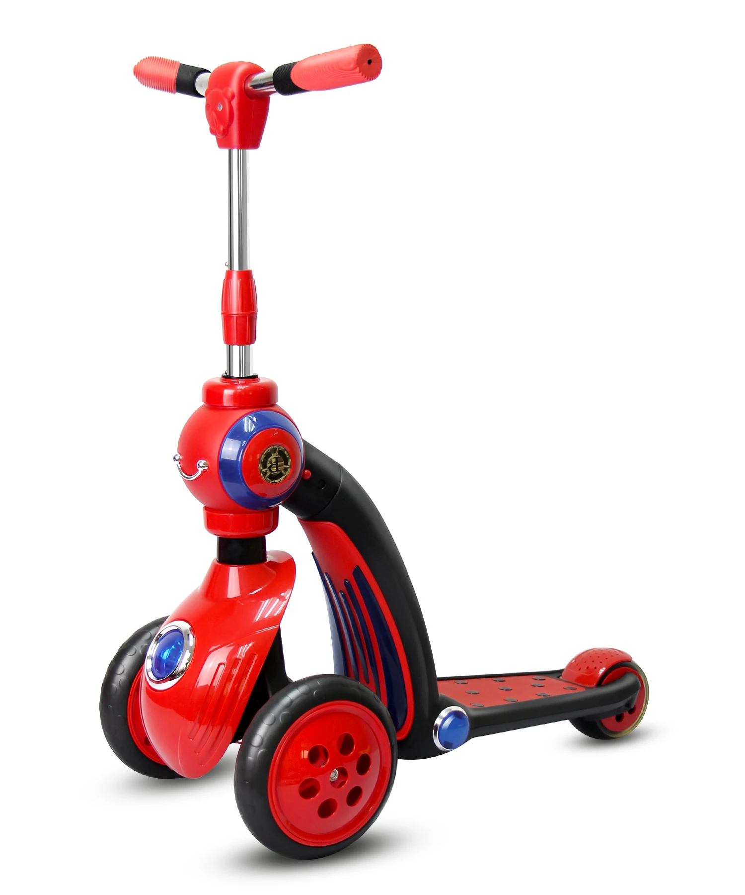 Новый стиль детский трехколесный 2-в-1