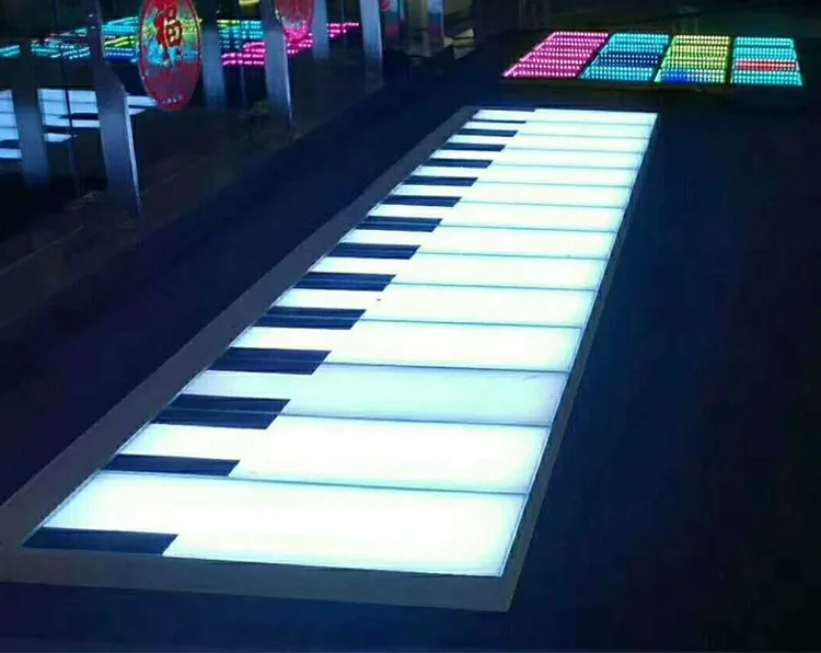 Giant Waterproof Led Light Up Floor Piano Keyboard For Outdoor