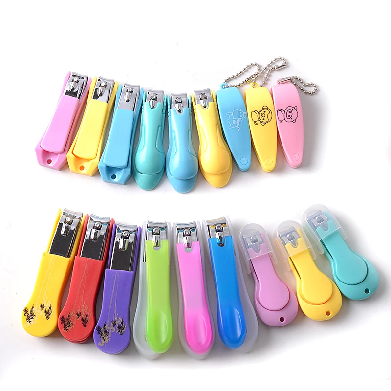 Plastic Nail Clippers Professional Stainless Steel Finger and Toenail Clipper With Hole