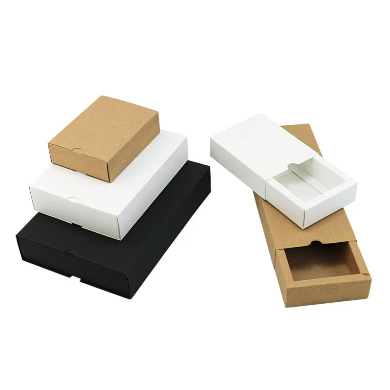 Degradable Feature and Matt Printing Luxury Cardboard Drawer Fold Over Drawer Storage Gift Boxes