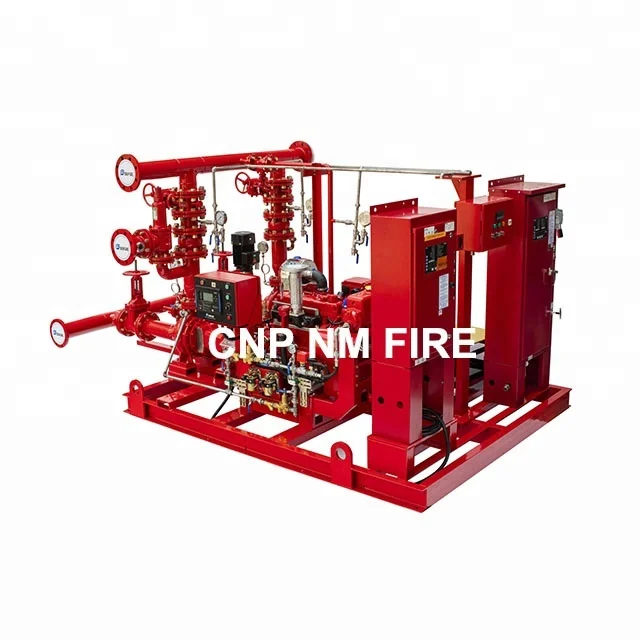 UL/FM SCF EDJ 1250GPM @ 116PSI Split Case Fire Pump Skid Mounted Package