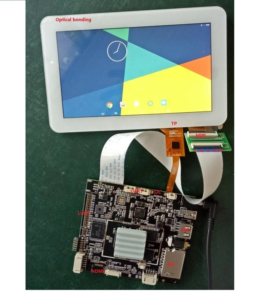 LS055T3SX05 UART A64 eDP TTL  LVDS to MIPI dsi android display module with pcap touch optical bonding lcd screen panel