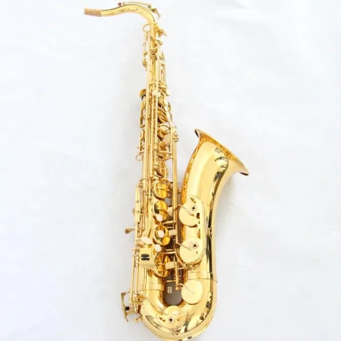 Student Bb Tenor Saxophone Popular Musical Instrument for Beginners and Enthusiasts