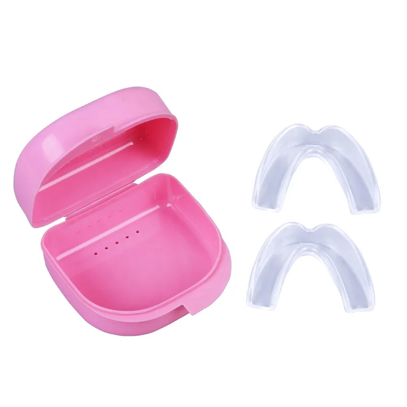 Boxing HZC192 Lacrosse Basketball Double Braces Mouth Guard Sports Upper & Lower Protection Your Teeth & Braces While Playing Football 