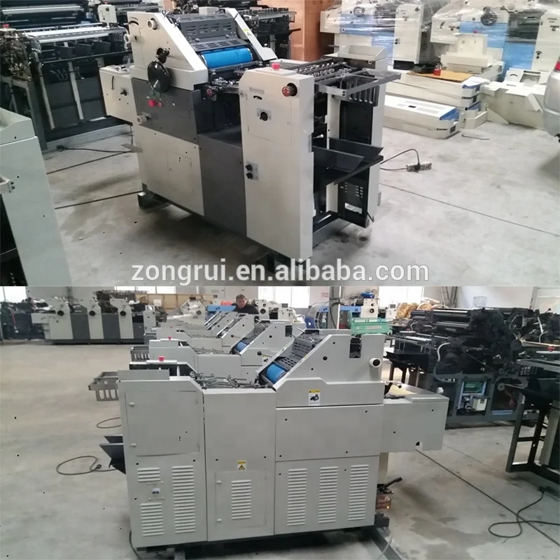 Printing Machinery Leader ZR1015 Mini Offset Printing Machine