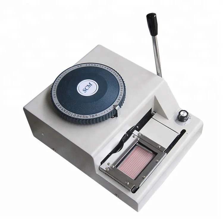 PVC Card Letter Making Machine with Card Embossing Machine