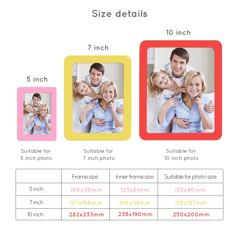 Promotional Gifts for Family and Company Decoration EVA Magnetic Photo Frame factory