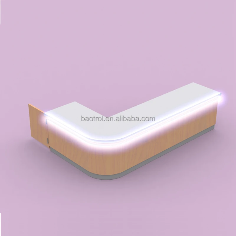 Modern Small Round Office Counter Table Design Restaurant Cash Counter Table