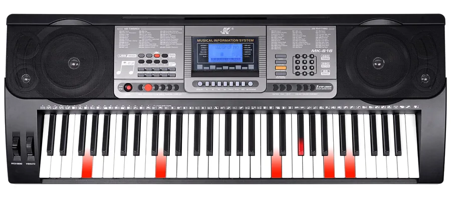 MEIKE MK-816 61キー電子ミディピアノキーボード照明キー付き