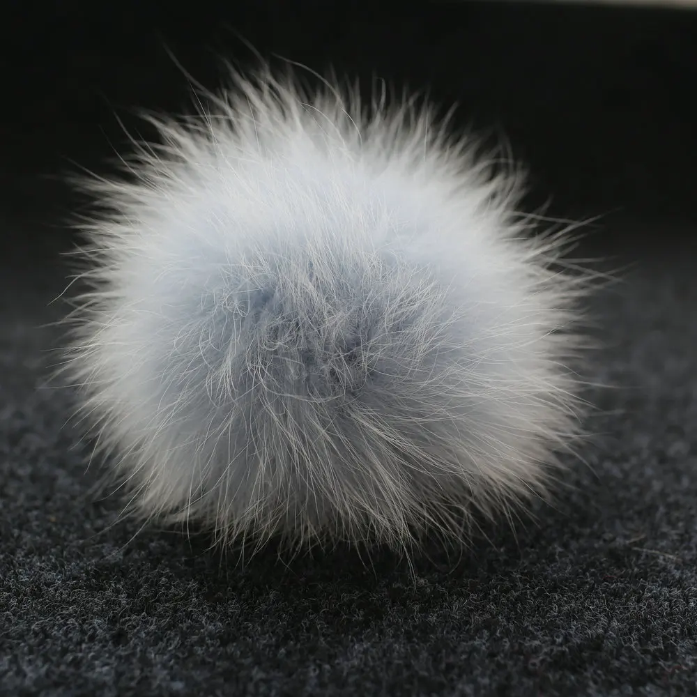 
Модный аксессуар, помпоны из натурального Лисьего меха с застежкой, аксессуары для меховых шариков 