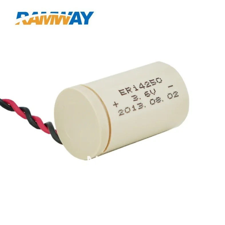 12 3,6V ER14250 Battery LS14250 Li-SOCL2 1/2AA 1200mAh ...