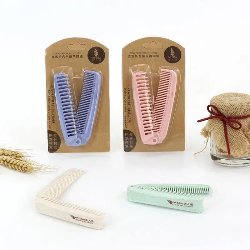 
 Распродажа: Портативная Складная мини-расческа из пшеничной соломы  