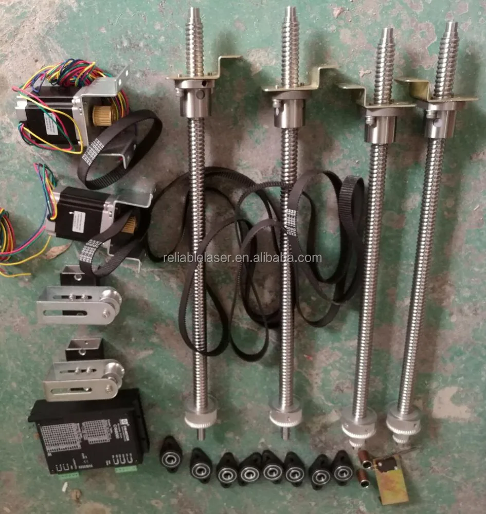 Motor Rised up Down Table Parts Full Kit for Co2 Laser Cutting Machine