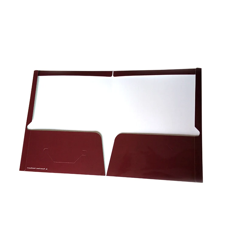 
 Бумажная папка с зажимами и принтом на заказ  