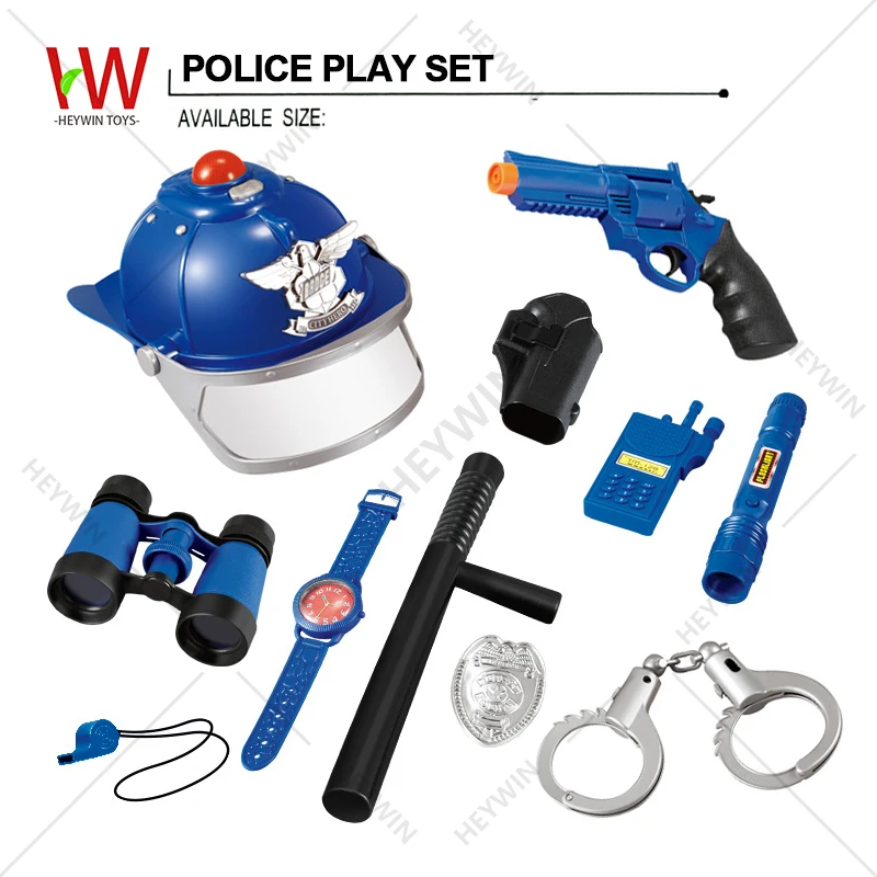 police pretend play set