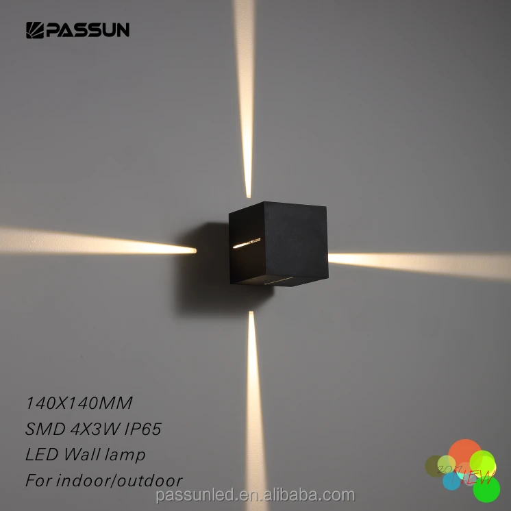Applique da esterno a led moderno antracite per veranda balcone TR407