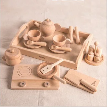 Pretend Play Girls Toys Kitchenware Play Set Miniature Kitchen Pots Pans Kettle Faked Food Kids Kitchen Toys for Children