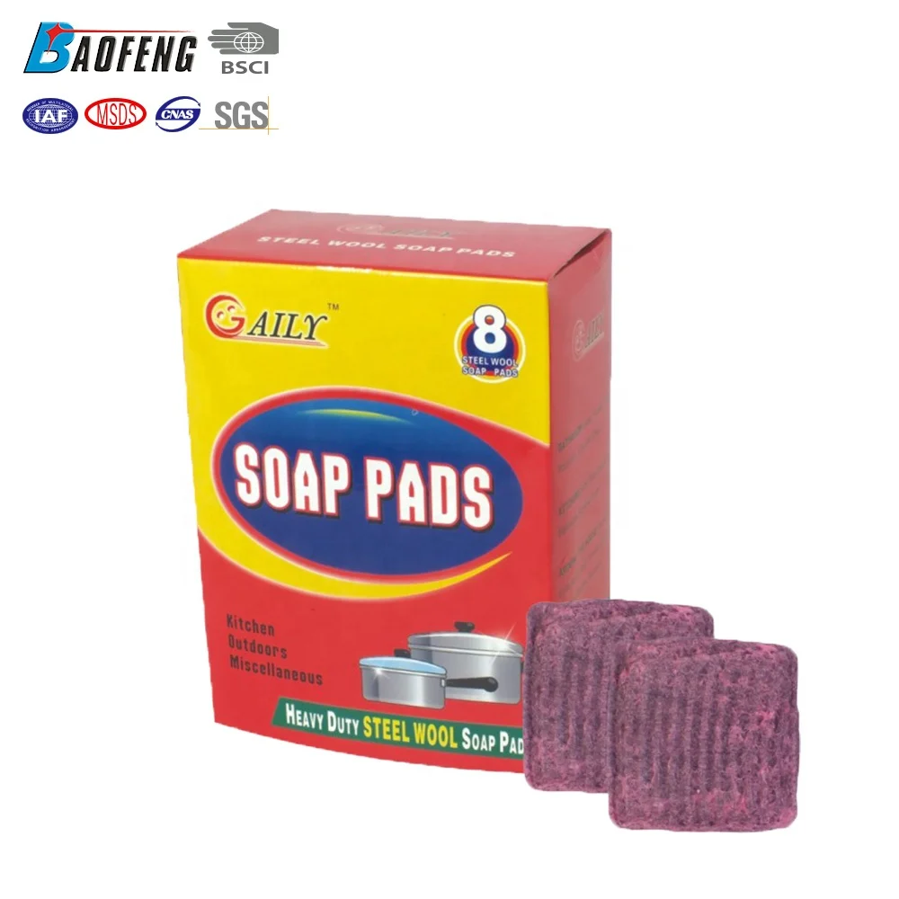 Heavy Duty Steel Wool Soap Pads